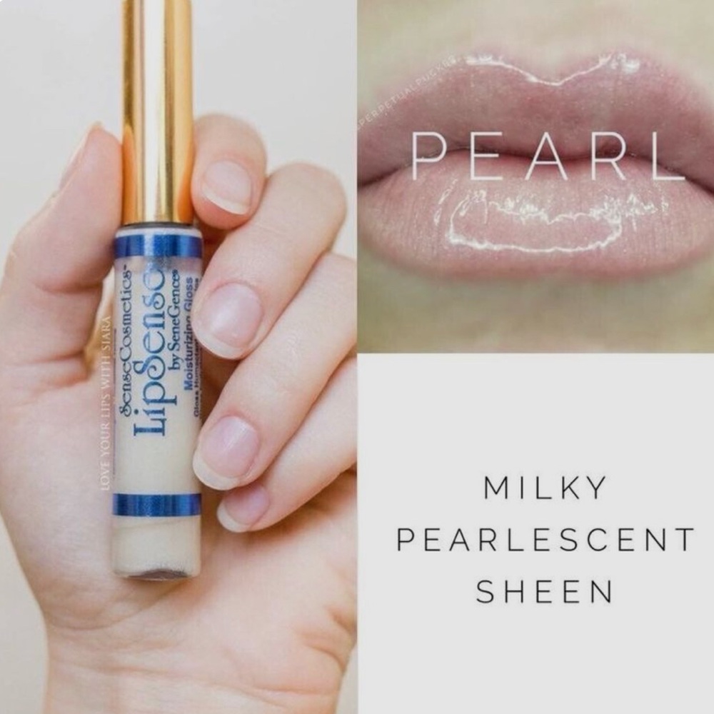 LipSense by SeneGence Pearl Lip Gloss full Sized tube new never opened
